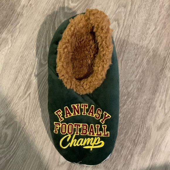 Fantasy Football Snoozies bedroom shoes slippers slip-Ons size 9/10 Loafers NWT - Picture 4 of 15